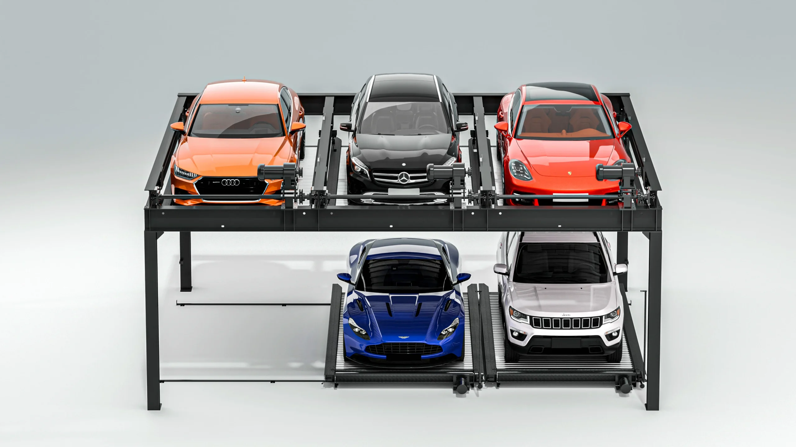 3-plus-2-bay-puzzle-parking-luxury-sedans-suvs